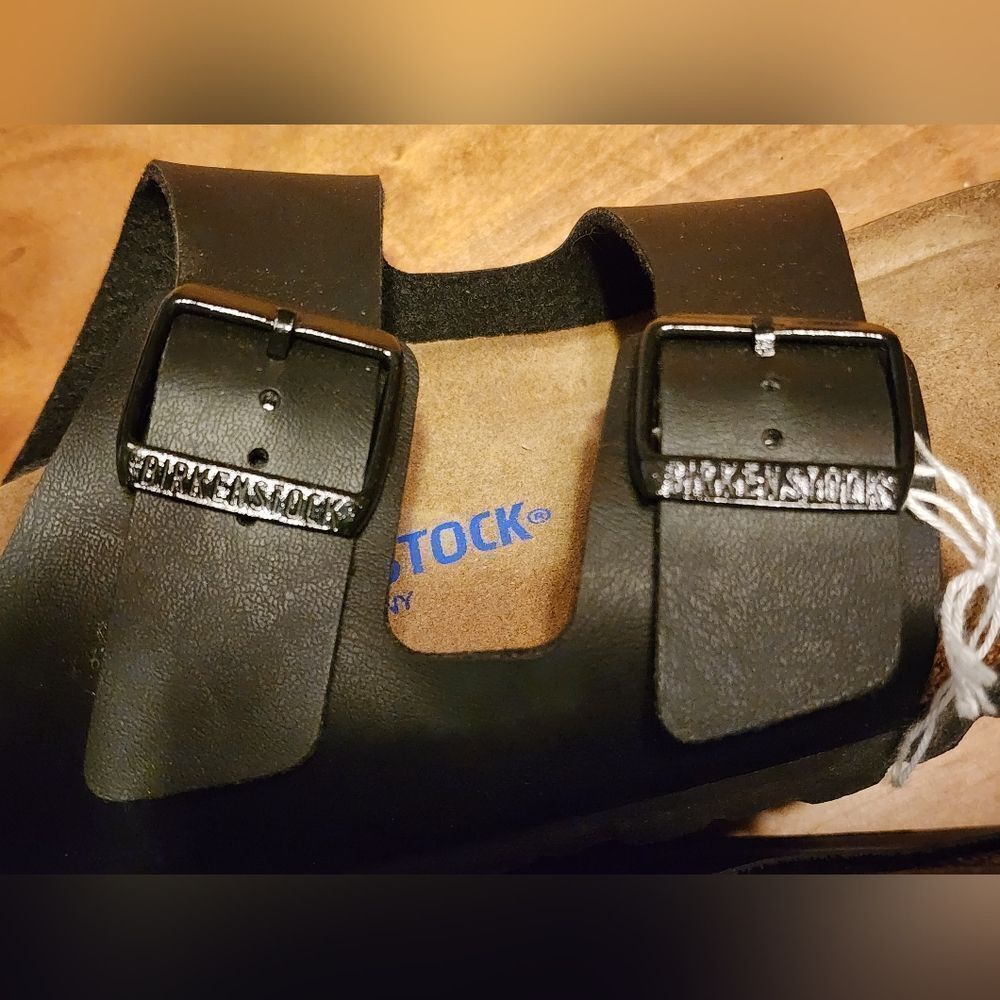 NEW Birkenstock Arizona Soft Footbed Black Size 42 - Picture 6 of 6